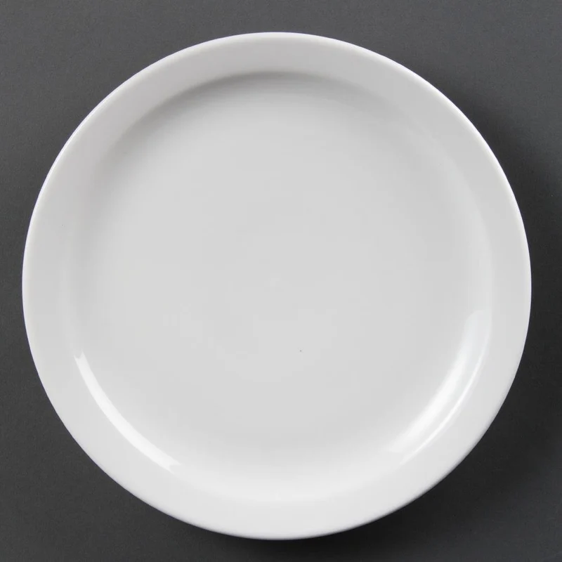 Porcelanasti krožniki z ožjim robom 25cm | Olympia | Set 12