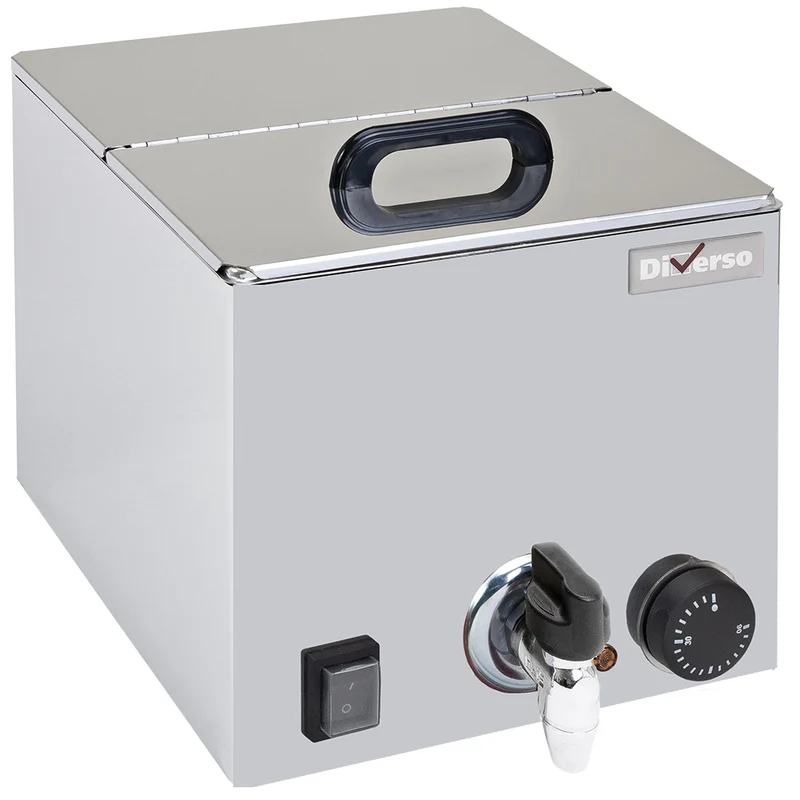 Elektrische Bain-Marie GN 1/2 , Speisenwärmer als Tischgerät , 1,0 kW, WR-RAM-12