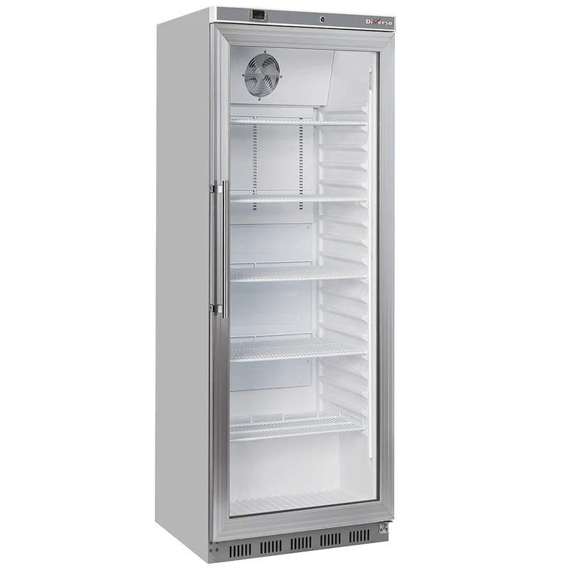 Gastro Umluft-Kühlschrank mit Glastür , 400 L, WR-PG41-XG