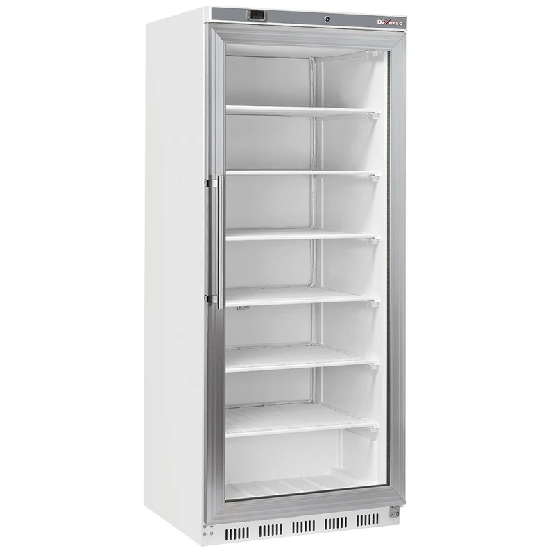 Gastro-Gefrierschrank mit Glastür , 600 Liter , Weiß, WR-NG61-LV