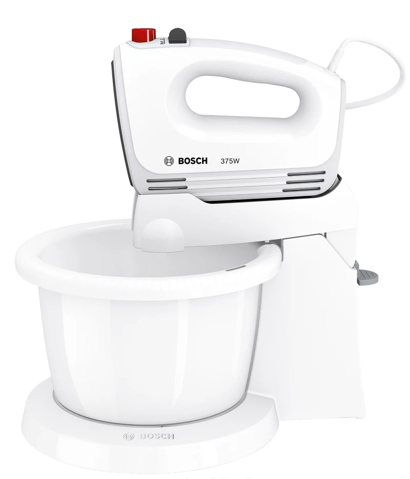 Bosch MFQ2600G CleverMixx Handmixer-Set 375 Watt weiß,dunkelgrau