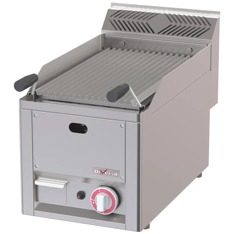 Profi Gas-Lavasteingrill Tischgerät, 330 mm, WR-GPLG-07