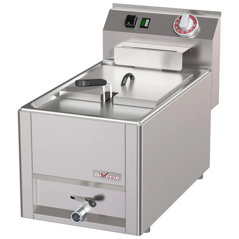 Profi Elektro-Fritteuse 8 Liter , Tischgerät mit Kaltzone, WR-EF08-08