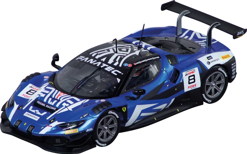 Carrera 20023989 - Digital 124 Ferrari 296 GT3 "Kessel Racing, No.8" 24H Spa 2024