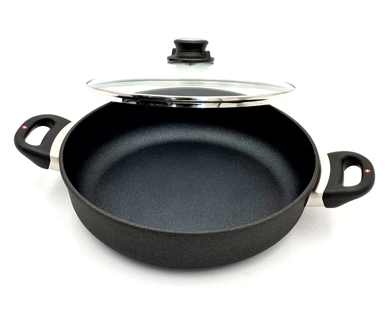 Swiss Diamond XD6628IC Antihaft-Schmorpfanne mit Glasdeckel 28cm 3,5L