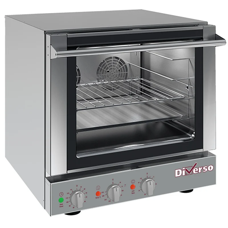 Profi Konvektionsofen mit Salamander-Grill , 4 Einschübe 460x340 mm, WR-B43S-1B