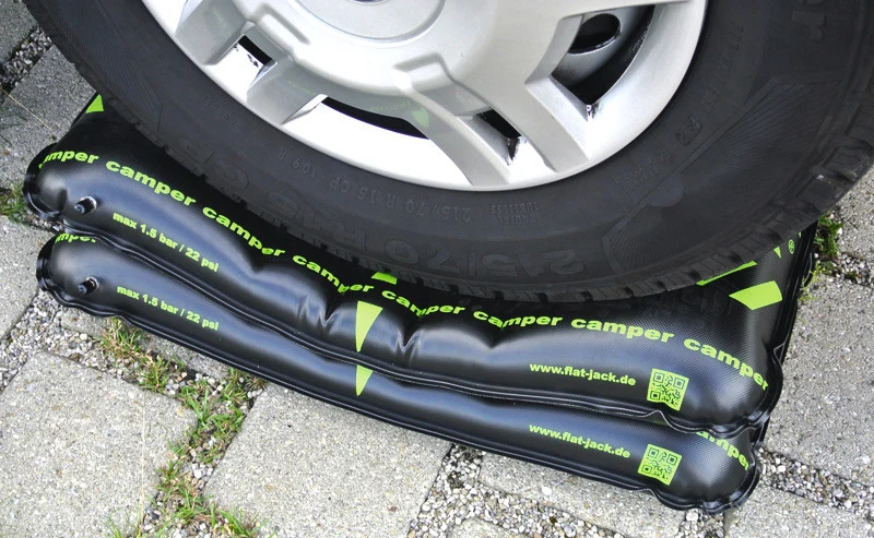 flat-jack Camper Reifen-Luftkissen bis 255 mm – Reifenschutz und Niveauausgleich