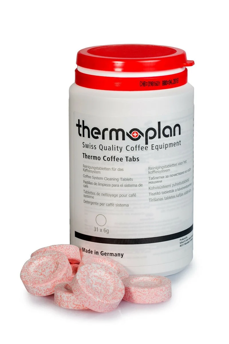 Thermoplan Coffeetabs Black & White 4c Reinigung Dose 31 x 6g