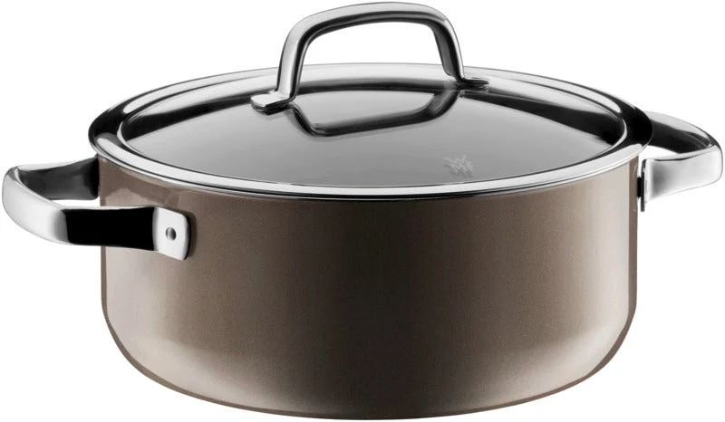 WMF Bratentopf Fusiontec Min,24cm,Dark Brass – Cromargan® Edelstahl 18/10, poliert
