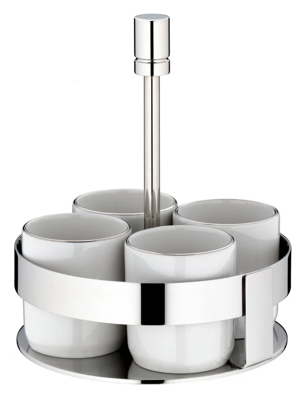 WMF Menage 4x Zucker PURE – Cromargan® Edelstahl 18/10, poliert
