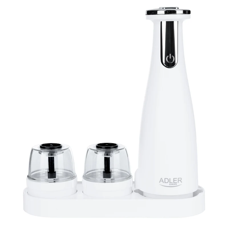 Adler AD 4449w Elektr. Salz- und Pfeffermühle 3in1 Mühle mit USB
