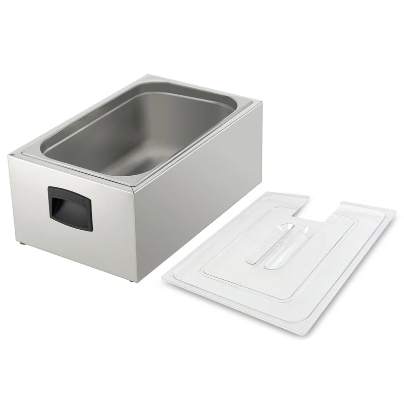 Sous-Vide-Behälter GN 1/1 , 27 Liter , Edelstahl , Inkl. Deckel & Isoliergriffen, V1/1C