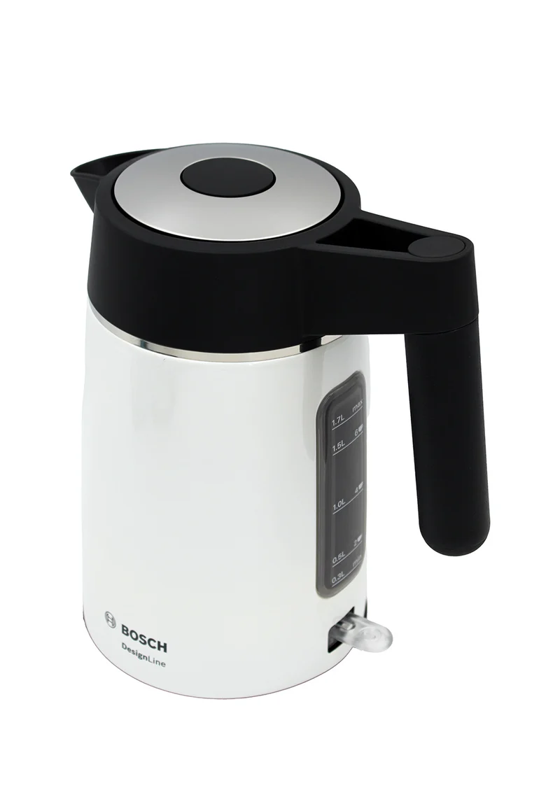 Bosch TWK5P471 DesignLine Wasserkocher 1,7L weiß/anthrazit