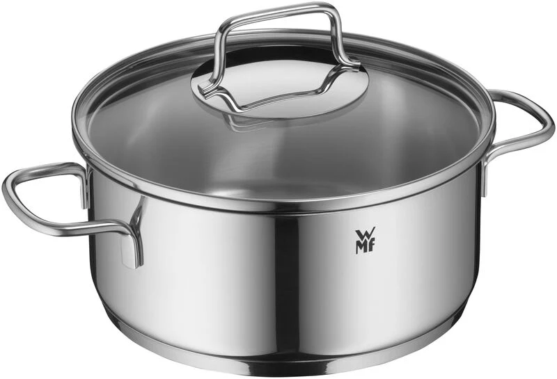 WMF Bratentopf mit Deckel ASTORIA 20 cm – Cromargan® Edelstahl 18/10, poliert