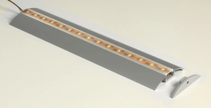 Carbest Endkappe für Aluminium LED Profil flach 2 Stück - 829992