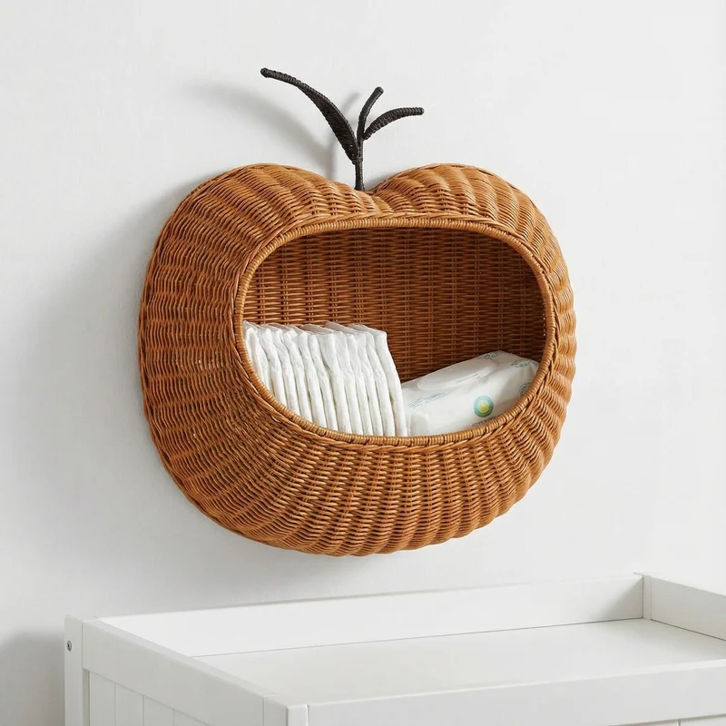 Wandkorb In Apfel-Form Karnz
