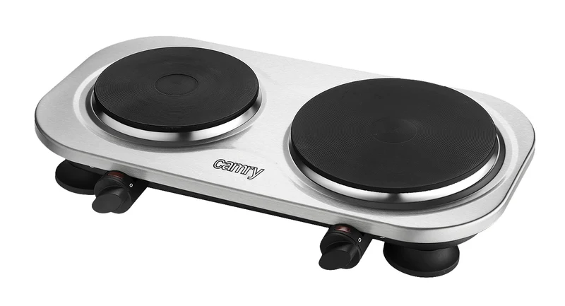 Camry CR 6511 Elektrische Doppel-Kochplatte Durchmesser 18,5 und 15,5 cm