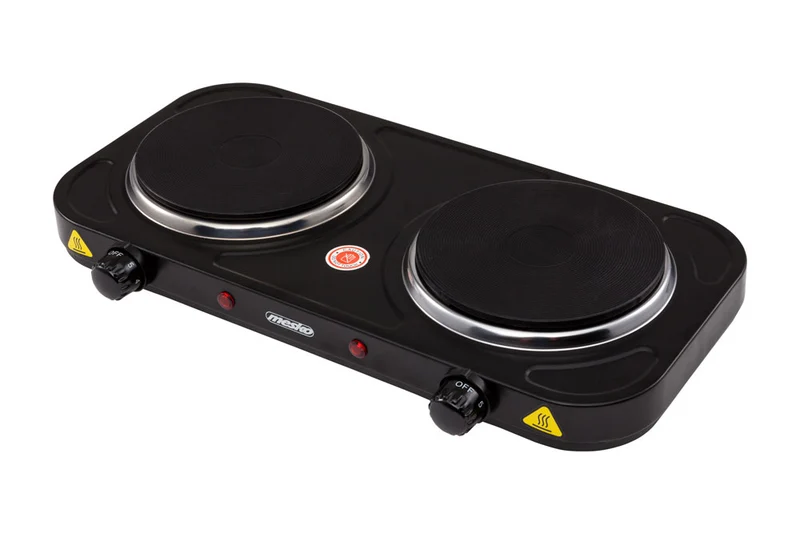 Mesko MS 6509 Doppel-Kochplatte 2000 W, D15,4 cm schwarz