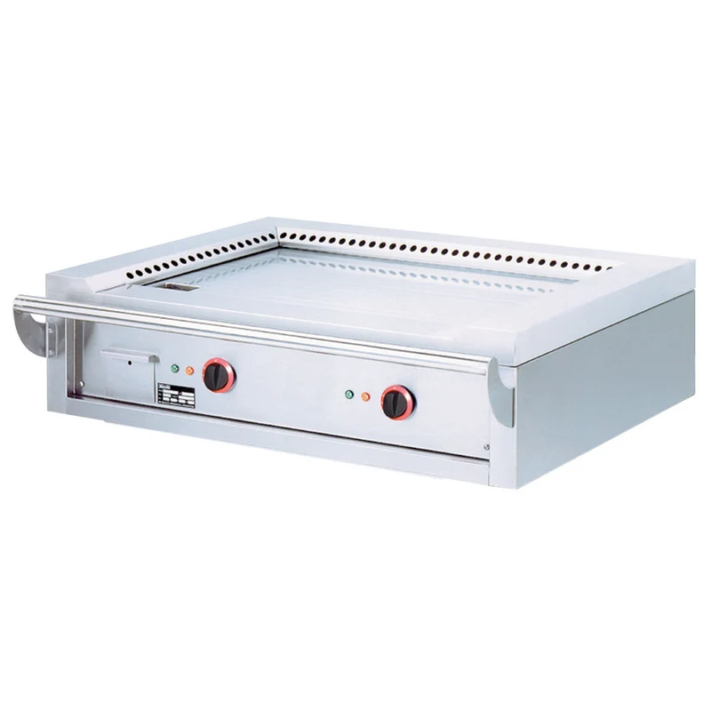 Profi Teppanyaki Grillplatte Elektro , 2 Heizzonen , Tischgerät, TPE2-12/T