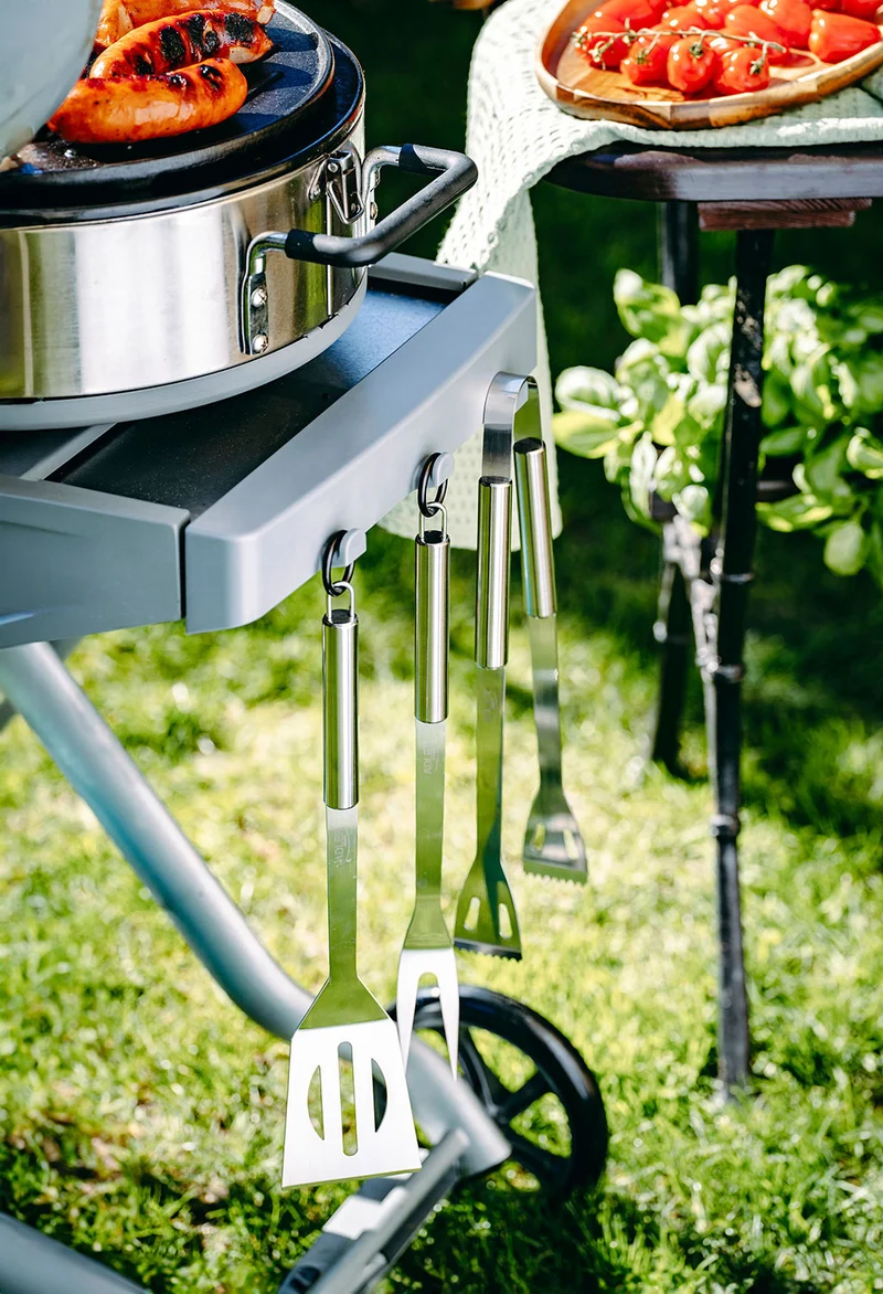 Adler AD 6729 Edelstahl-Grillbesteck – Set im Aluminiumkoffer