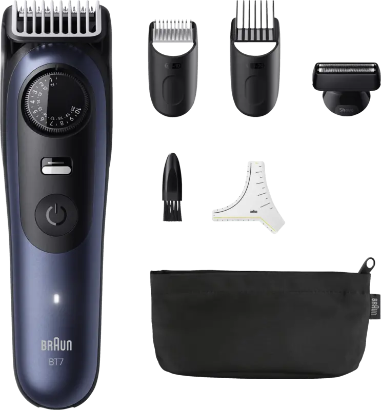 Braun BT7520 Series7 Akku/Netz Barttrimmer Deep blue