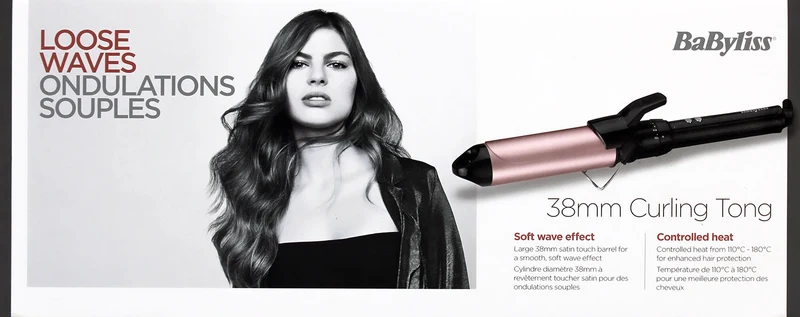 Babyliss Locken-Wellenstab 38mm C338E Temperatur bis 180°C Loose Waves C338E