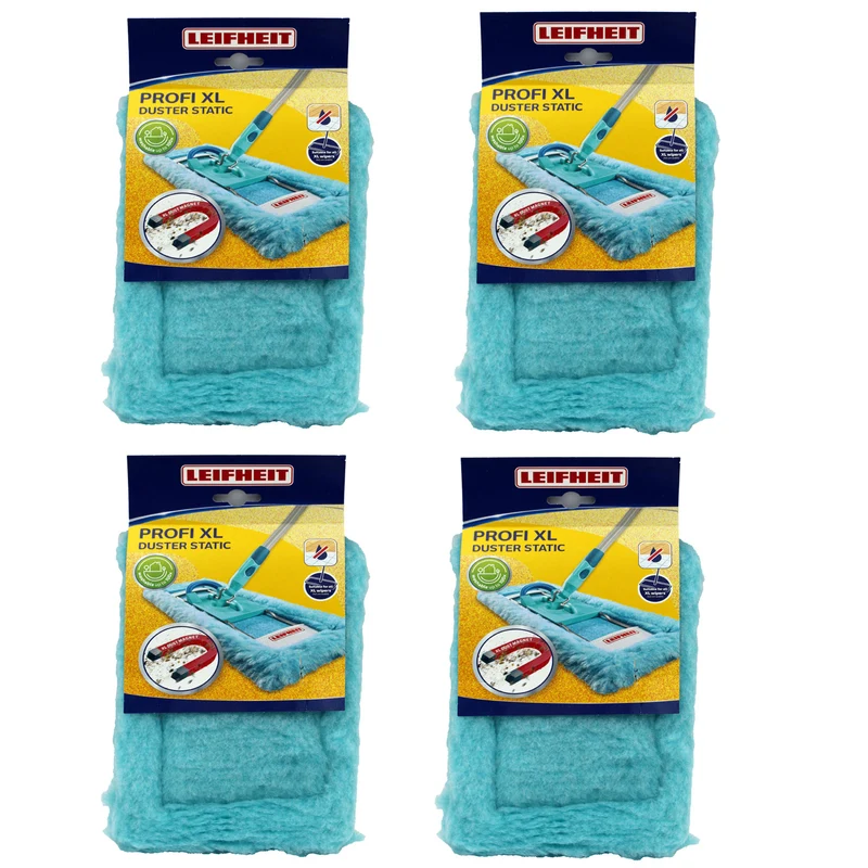 Leifheit 55118 Profi XL Duster Static Wischbezug 42 cm 4er-Pack