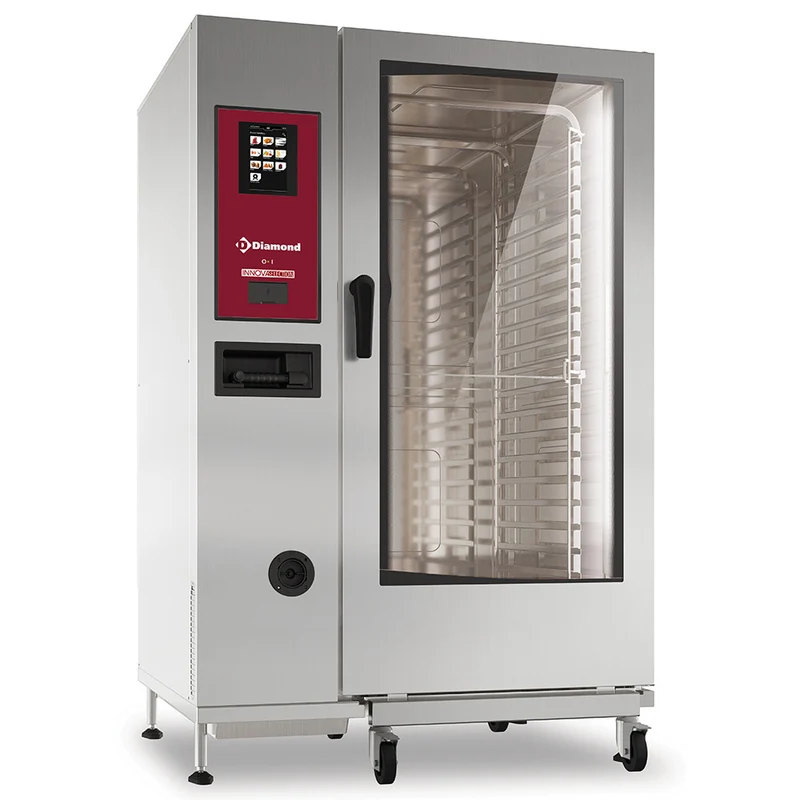 Profi Kombidämpfer Gas 20 x GN 2/1 mit Boiler & Touch-Steuerung, SBGT/XC-22
