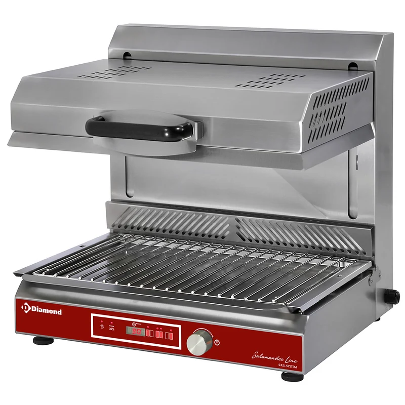 Profi Lift-Salamander Glaskeramik mit 2 Heizzonen, SA/60VC-DIG