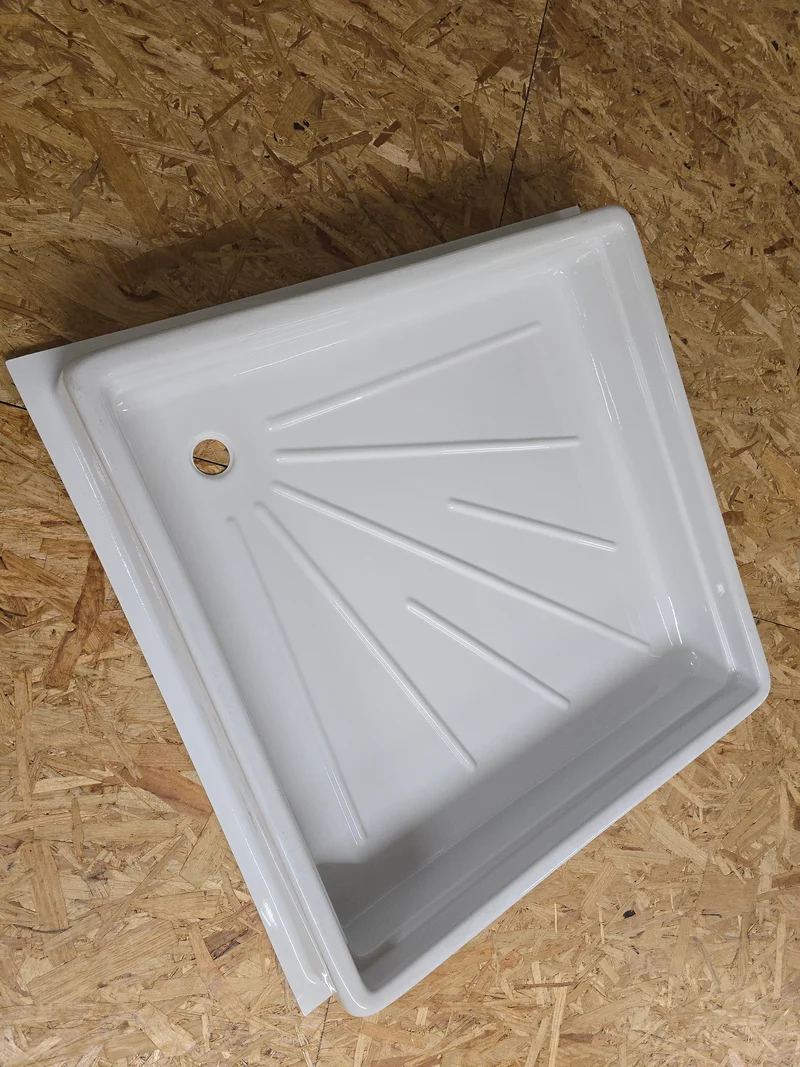 Duschwanne - 680x680x102 mm - Weiss