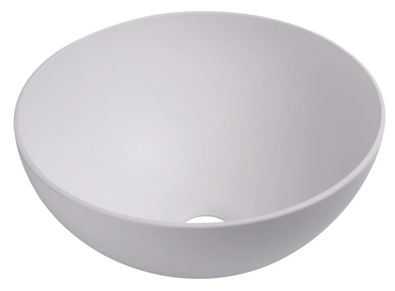 Waschbecken rund, Mass: 300x135mm, Farbe: weiss