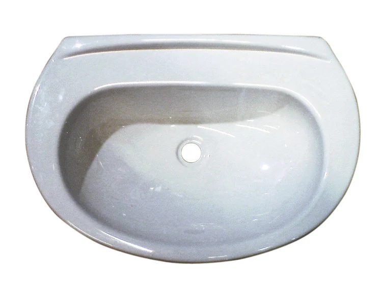 Einbauwaschbecken 500 x 330 weiß