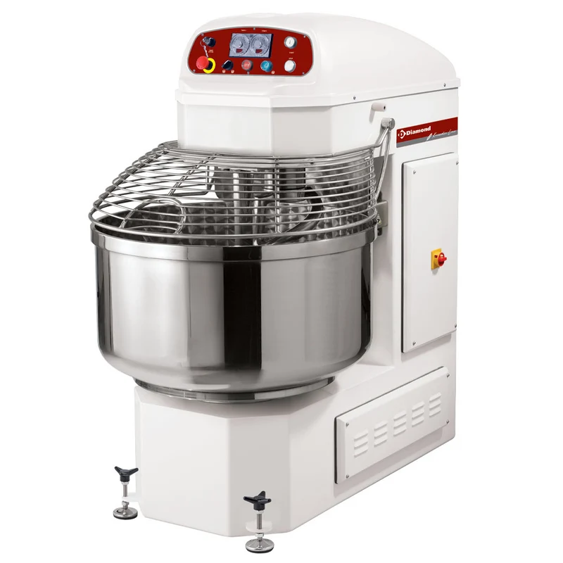 Profi Spiralkneter 130 kg Teig – 2 Geschwindigkeiten & Automatik-Timer, PSB-132MI/2V