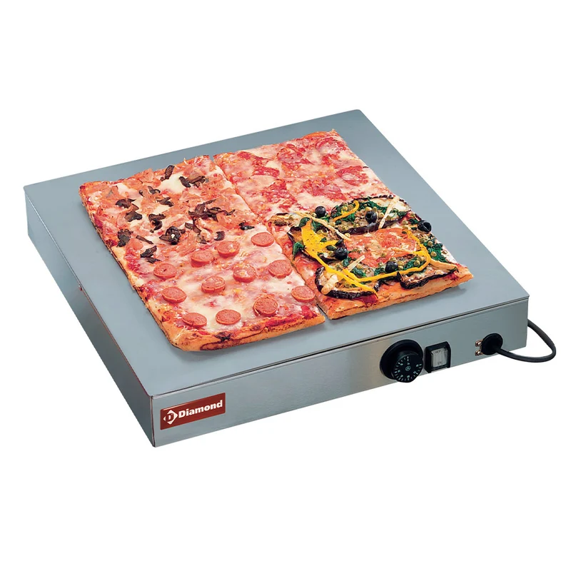 Elektrische Warmhalteplatte aus Edelstahl , 50x50 cm , regelbar bis 60°C, PIZ/SP