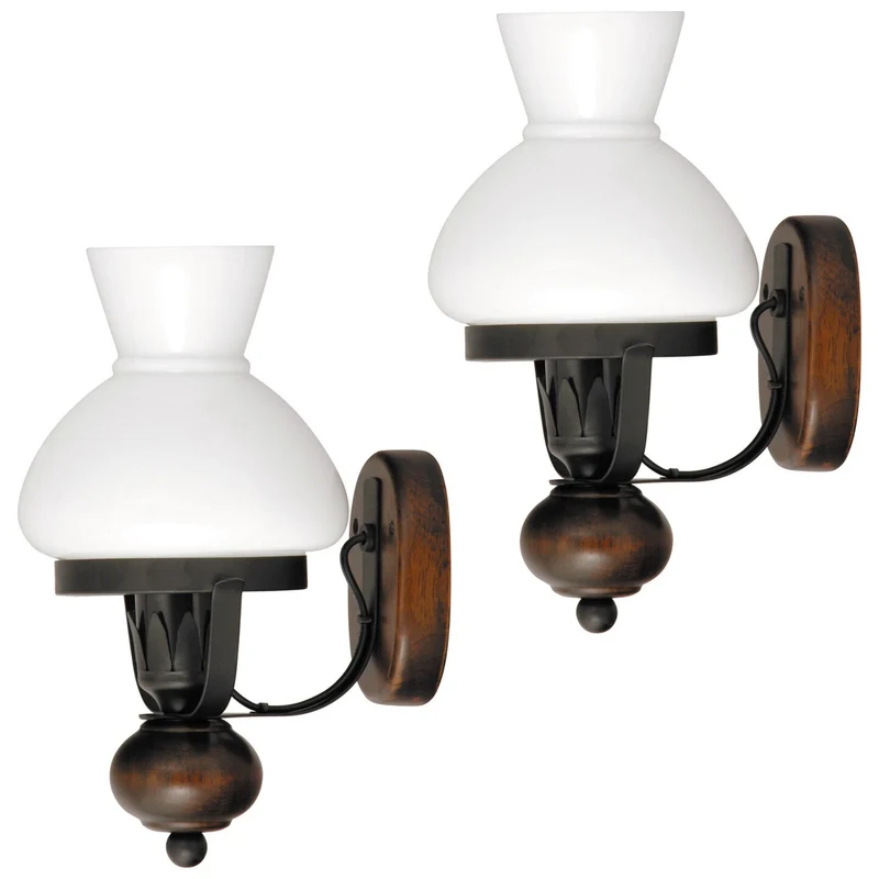 Wandleuchte RABALUX PETRONEL 7077 für Wohnzimmer, Esszimmer und Schlafzimmer, 2 Stück