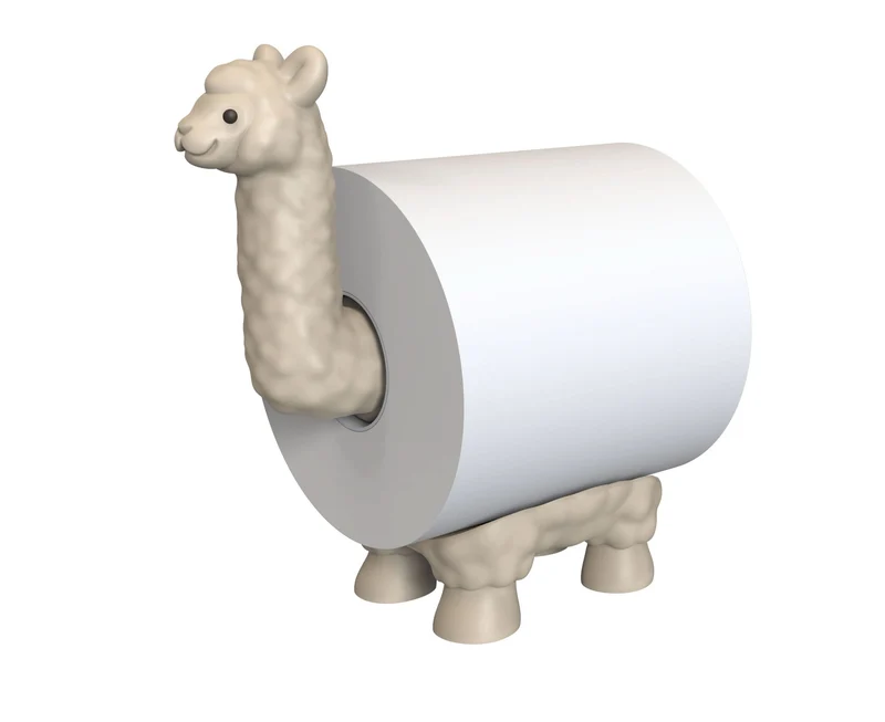 Lama Toilettenpapierhalter