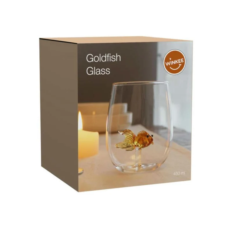 Handgemachte Gläser Goldfisch