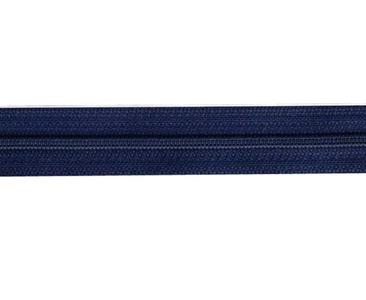 Endlos Reißverschluss als Meterware in blau, 2,5cm breit