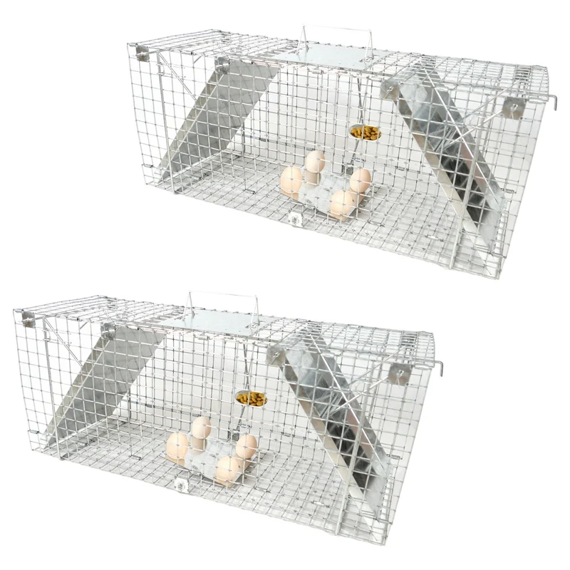 Lebendfalle, Falle für Marder, Ratten, Mäuse, Nerze, Wiesel, Viano P1, 2 Stück