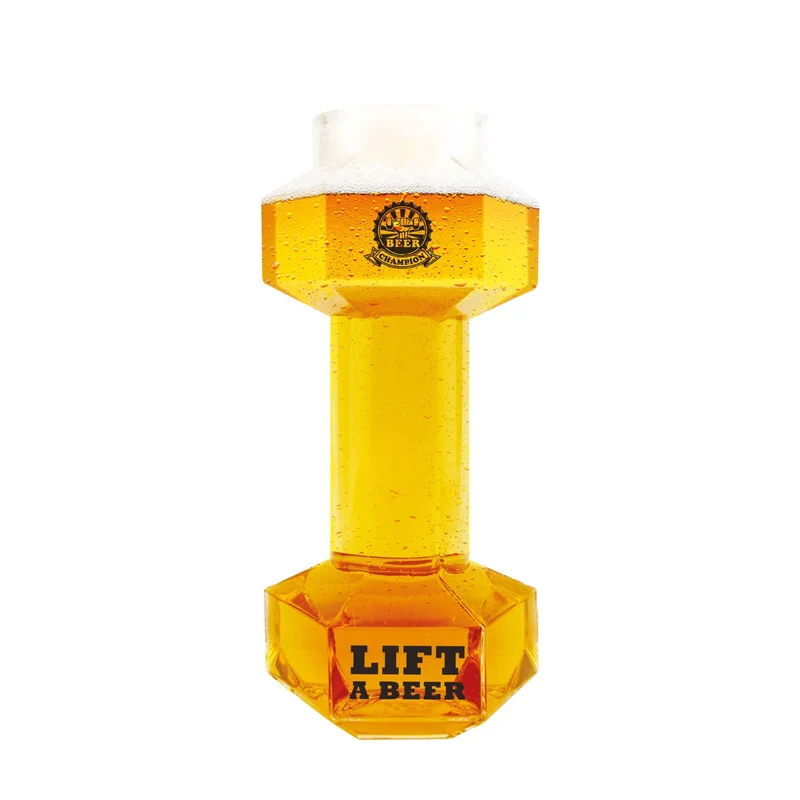 Hantel Bierglas - Das Fitnessstudio für Bierliebhaber