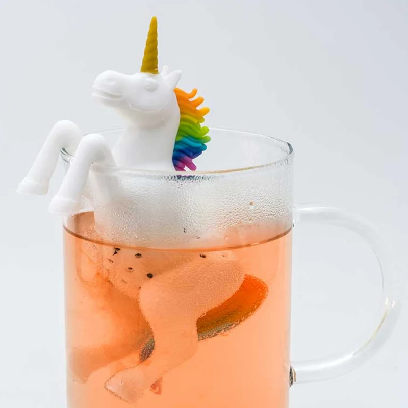 Magisches Einhorn Teeei | Charmantes Silikon Teesieb