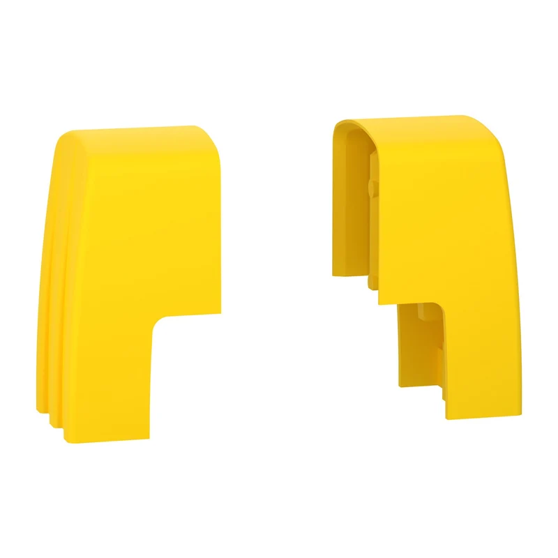 Schneider A9XPE210 Acti9 Linergy FH End Caps 2P Yellow Set of 10