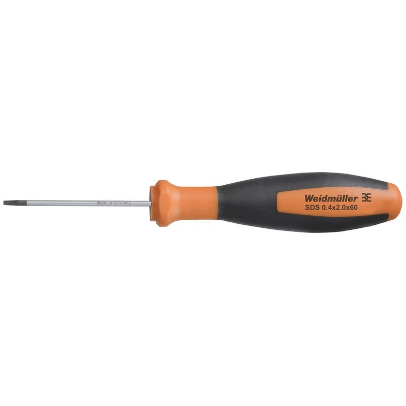 Weidmuller 2749260000 SDS 0.4x2.0x60 Slotted Screwdriver SoftFinish