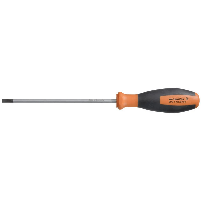 Weidmuller 2749380000 SDS 1.0x5.5x150 Slotted Screwdriver SoftFinish