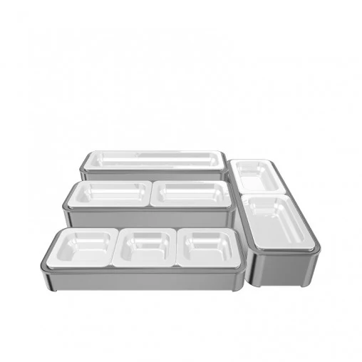 WMF Modul 90 - WMF QUADRO – Cromargan® Edelstahl 18/10, poliert