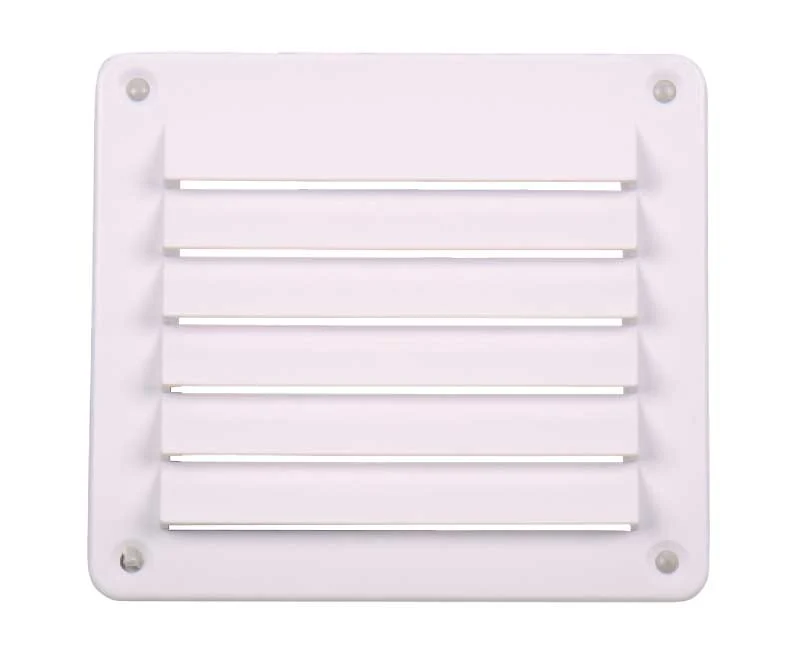 Lüftungsgitter Weiss 142 × 127 mm – eckig, inklusive Schrauben