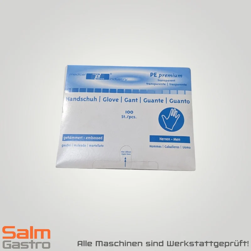MED Comfort Handschuh Einweg Latex Grip L natur puderfrei