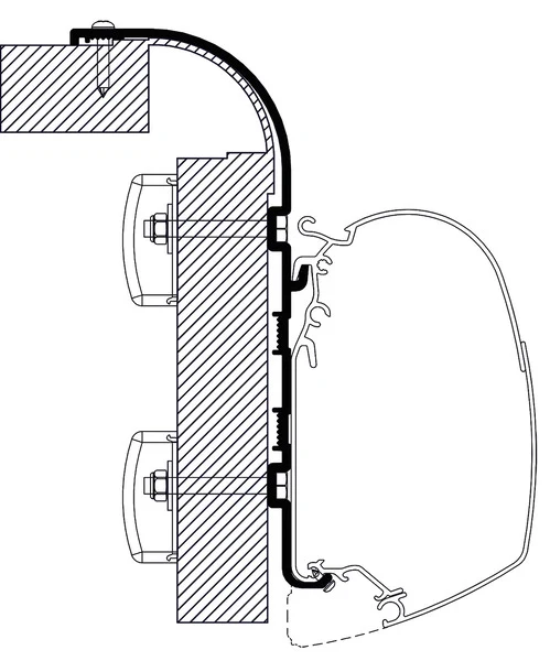 Adapter Thule Omnistor Markise Bailey