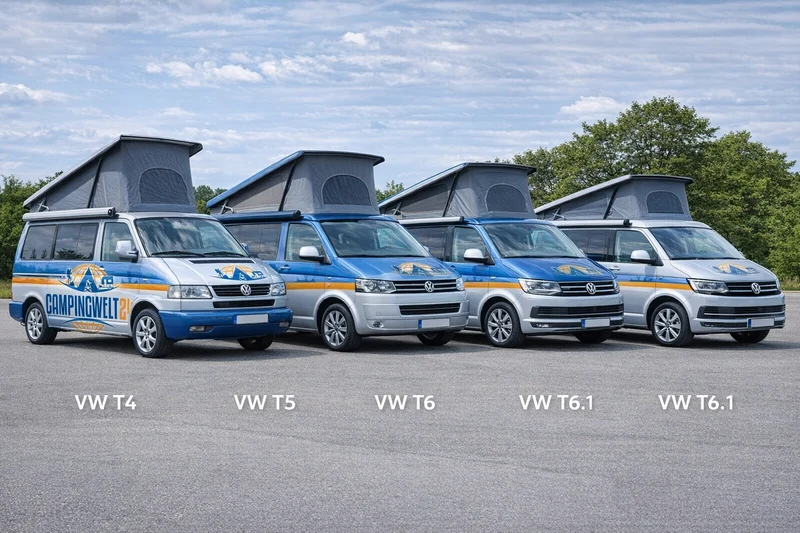 Fahrerhaus Zusatz-Bett für VW T6.1, T6, T5 und T4
