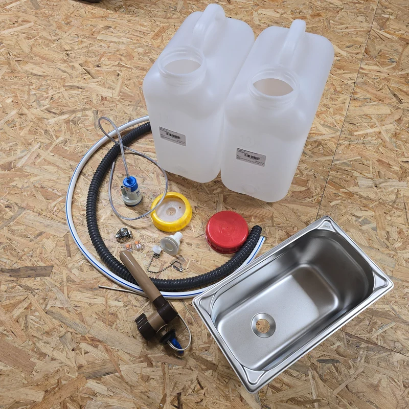 Wasseranlage, Edelstahl, Komplettset, CityVan
